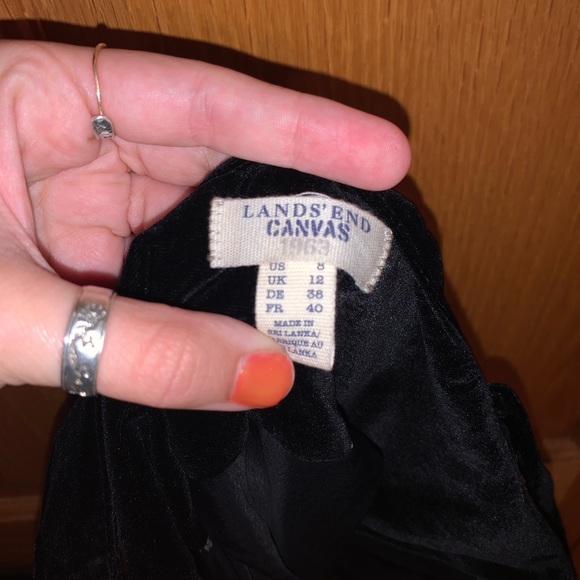 Lands’ End 1963 Velvet Dress - Picture 3 of 3